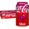 Coca-Cola Cherry Soda Pop Cans, 12 fl oz, 24 Pack