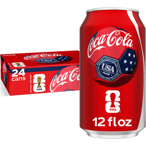 Coca-Cola Soda Pop Cans, 12 fl oz, 24 Pack