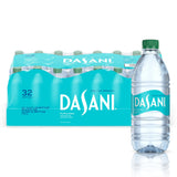 Dasani Purified Water Bottles, 16.9 fl oz, 32 Pack