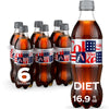 Diet Coke Soda Pop Bottles, 16.9 fl oz, 6 Pack
