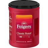 Folgers Classic Roast Ground Coffee, Medium Roast, 40.3 oz Canister