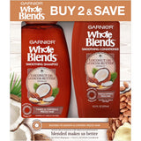 Garnier Whole Blends Smoothing Shampoo and Conditioner Set