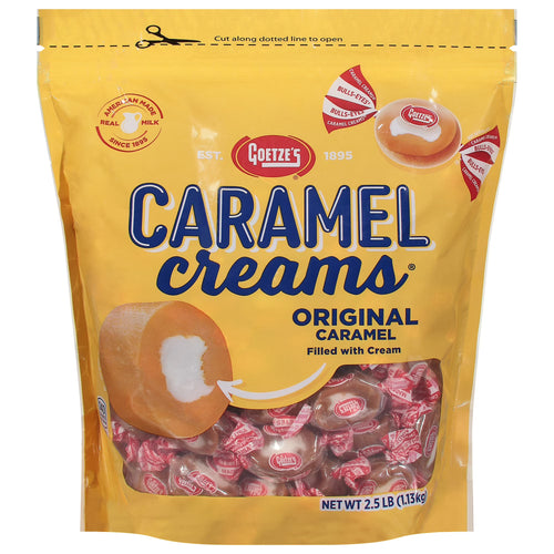 Goetze's Original Caramel Creams, Peanut Free, 34.8oz Bag