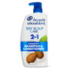 Head & Shoulders 2 in 1 Dandruff Shampoo and Conditioner, Dry Scalp Care, 28.2 oz