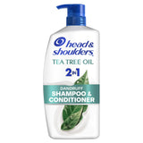 Head and Shoulders 2 in 1 Dandruff Shampoo and Conditioner, Tea Tree Oil, 28.2 fl oz