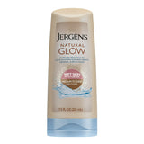 Jergens Natural Glow Wet Skin Moisturizer In-Shower Self Tanner Medium to Tan Skin, 7.5 fl oz