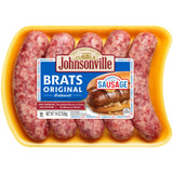 Johnsonville Brats Original Pork Bratwurst Links, 19 oz (5 Count) Refrigerated