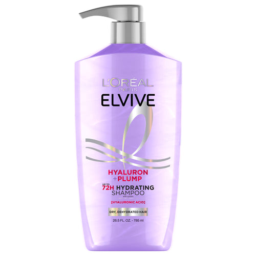 L'Oreal Paris Elvive Hyaluron Plump Squeeze Hydrating Shampoo, Moisturizing