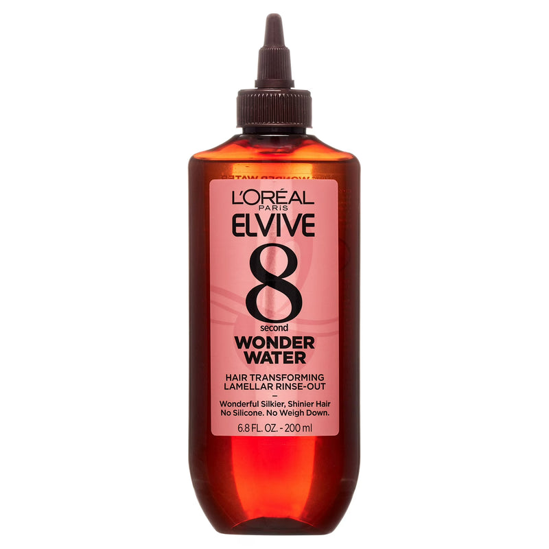 L'Oreal Paris Elvive Wonder Water Lamellar Rinse-out Treatment, for Damaged Hair, 6.8 fl oz, Light Weight