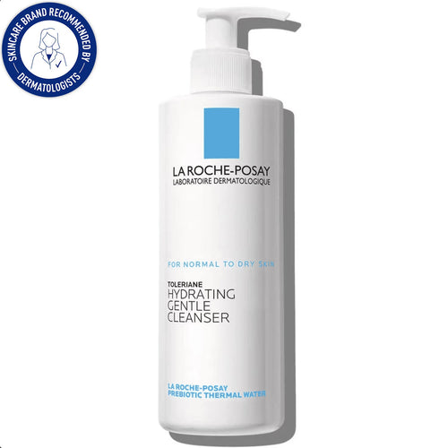 La Roche-Posay Toleriane Hydrating Gentle Face Cleanser, Daily Face Wash for Dry Sensitive Skin, 13.52