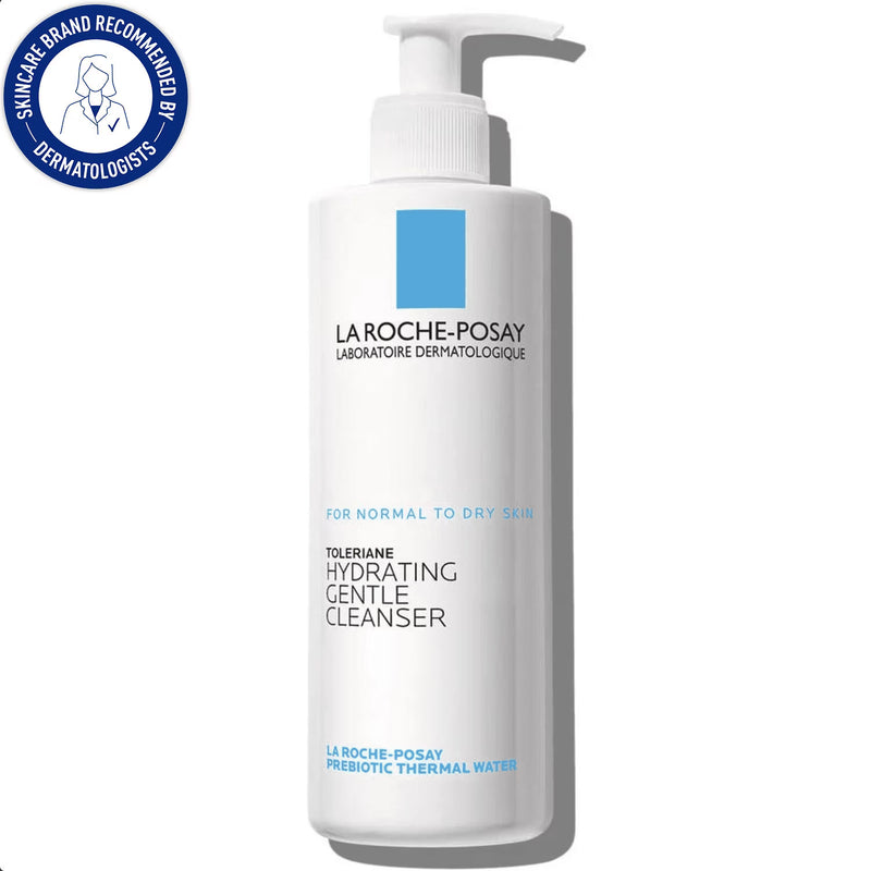 La Roche-Posay Toleriane Hydrating Gentle Face Cleanser, Daily Face Wash for Dry Sensitive Skin, 13.52