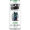 Lucky Energy Sugar Free Energy Drinks 16 fl oz Can, OG Luck with Maca, Ginseng, Taurine, Beta-Alanine, 200mg Caffeine, Zero Calories