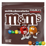 M&M'S Milk Chocolate Candy, Family Size (18 oz)