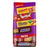 M&M's, Snickers, Skittles & Starburst Fun Size Candy, Party Size - 19.44 oz Bag