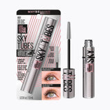 Maybelline Lash Sensational Sky Tubes Tubing Mascara Extension-Like Length Conditioning with Shea Butter + Castor Oil , Very Black, 0.23 fl oz