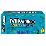 Mike and Ike Sour Blue Raspberry 0.78 oz. Box - Case of 24