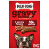 Milk Bone GravyBones Dog Biscuits, Gravy Coated Small Dog Treats, 19 oz Box