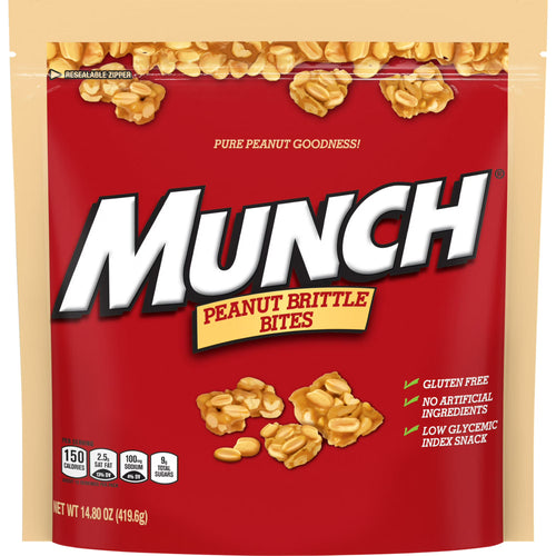 Munch Peanut Brittle Bites Gluten-Free, 14.8 oz