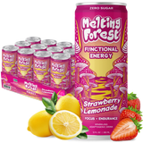 Melting Forest Mushroom Energy Drink Strawberry Lemonade 12 Pack