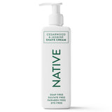 Native Shave Cream for Face & Body, Cedarwood & Jasmine 7.6 fl oz
