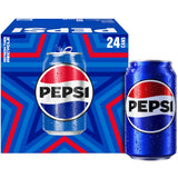 Pepsi Cola Soda Pop, 12 oz Cans, 24 Pack