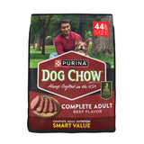 Purina Dog Chow Complete Adult Dry Dog Food for Adult Dogs, Kibble Beef Flavor, 44 lb Bag