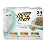 Purina Fancy Feast Classic Pate Kitten Food, Wet Cat Food, Seafood, 3 oz Cans