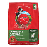 Purina ONE Plus Dry Dog Food for Adult Dogs, Real Protein Rich Natural Lamb & Rice Formula, 40lb Bag