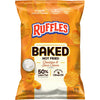 Baked Ruffles 50% Less Fat Cheddar & Sour Cream Potato Chips Bag, 6.25 oz
