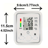 Automatic Upper Arm Blood Pressure Monitor with Digital Display