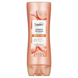 Suave Keratin Infusion Smoothing Conditioner For Frizzy Hair, 48HR Frizz Control, 12.6 FL OZ