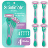 Skintimate Sensitive Women's 4-Blade Disposable Razors, 4 Count