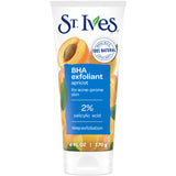 St. Ives BHA Apricot Face Scrub, Facial Exfoliant for Acne Prone Skin, 6oz