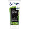 St. Ives BHA Green Tea & Bamboo Face Scrub, Moderate Exfoliating Face Wash with 1% Salicylic Acid, 6oz