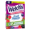 Welch's Fruit Snacks Gluten-Free Berries 'N Cherries Kids Snacks, Soft Snacks, 0.8 oz, 40 Count