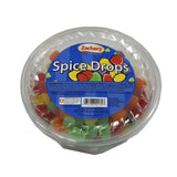 Zachary Spice Drops Tub 32 oz. Jelly Candy Regular Size Pieces