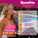 Melting Forest Mushroom Energy Drink Strawberry Lemonade 12 Pack