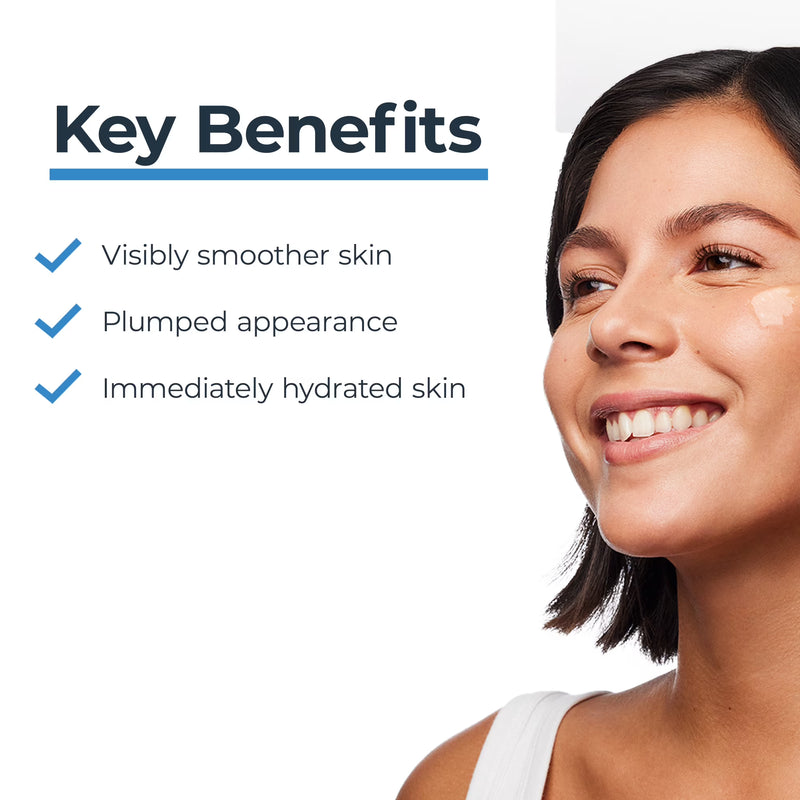 Eucerin Immersive Hydration Smoothing Face Serum with Hyaluronic Acid, 1 fl oz