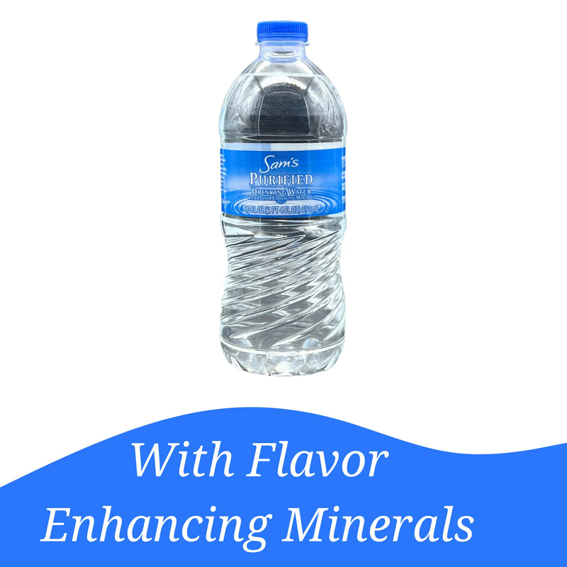 Sam's Purified Drinking Water Bottles, 20 fl oz, 28 Count