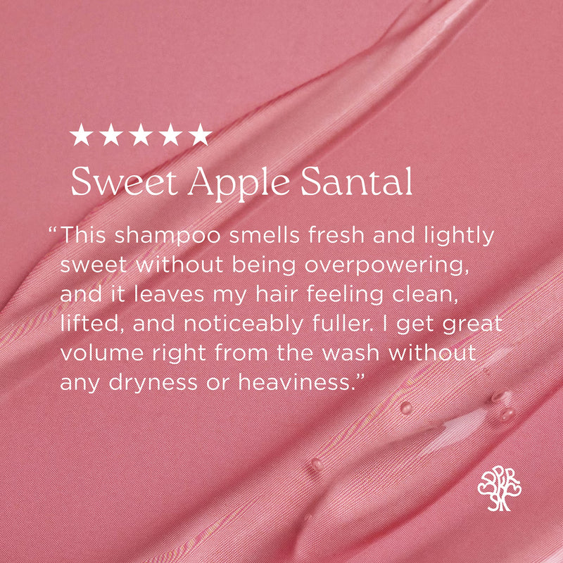 HAIRITAGE Sweet Apple Santal Volumizing Shampoo, 15 fl oz