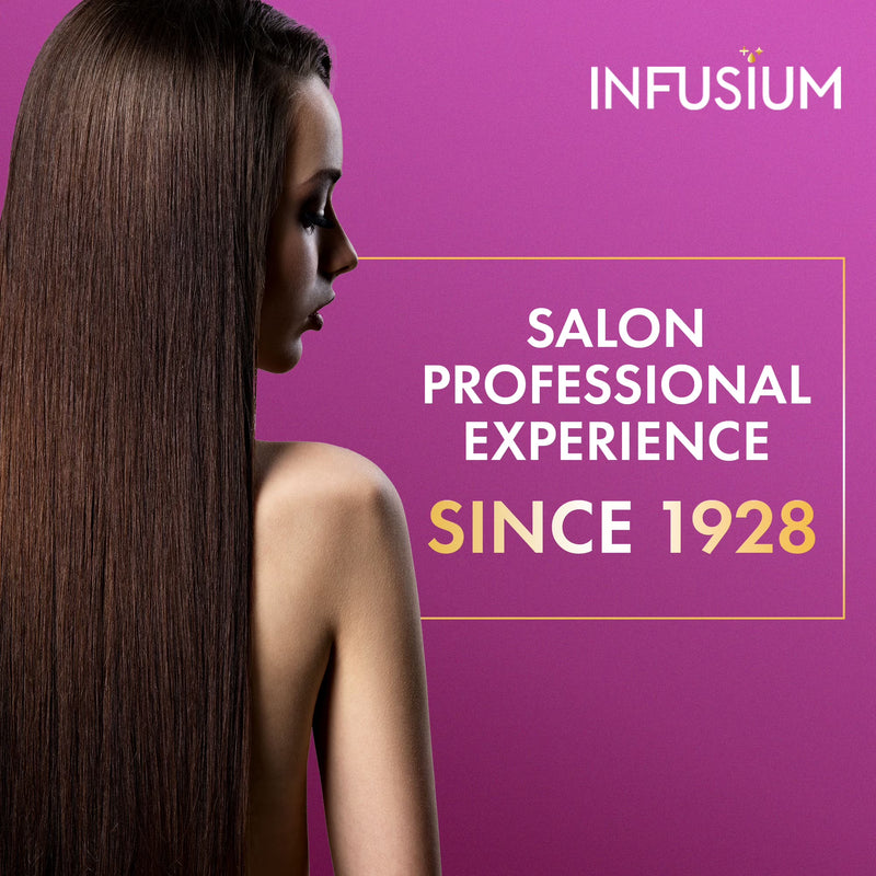 Infusium Repair & Replenish Leave-in Treatment Spray for All Hair Types, with Niacinamide, Argan Oil & Ceramides, 13 fl oz