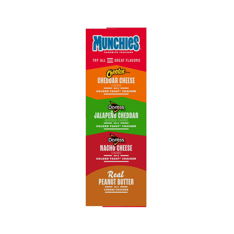 Munchies Real Peanut Butter Baked Golden Toast Sandwich Crackers, 11.36 oz