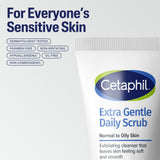 Cetaphil Extra Gentle Daily Face Scrub, Exfoliates & Cleanses, Sensitive Skin, 6 fl oz
