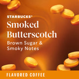 Starbucks Smoked Butterscotch Flavored Coffee, Keurig K-Cup Coffee Pods, 22 Count
