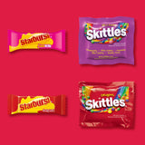 Skittles & Starburst Fun Size Chewy Candy Variety Bag, Party Size - 20.13 oz Bulk Bag