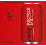 Coca-Cola Zero Sugar Caffeine-Free Soda Pop Fridge Pack Cans, 12 fl oz, 12 Pack