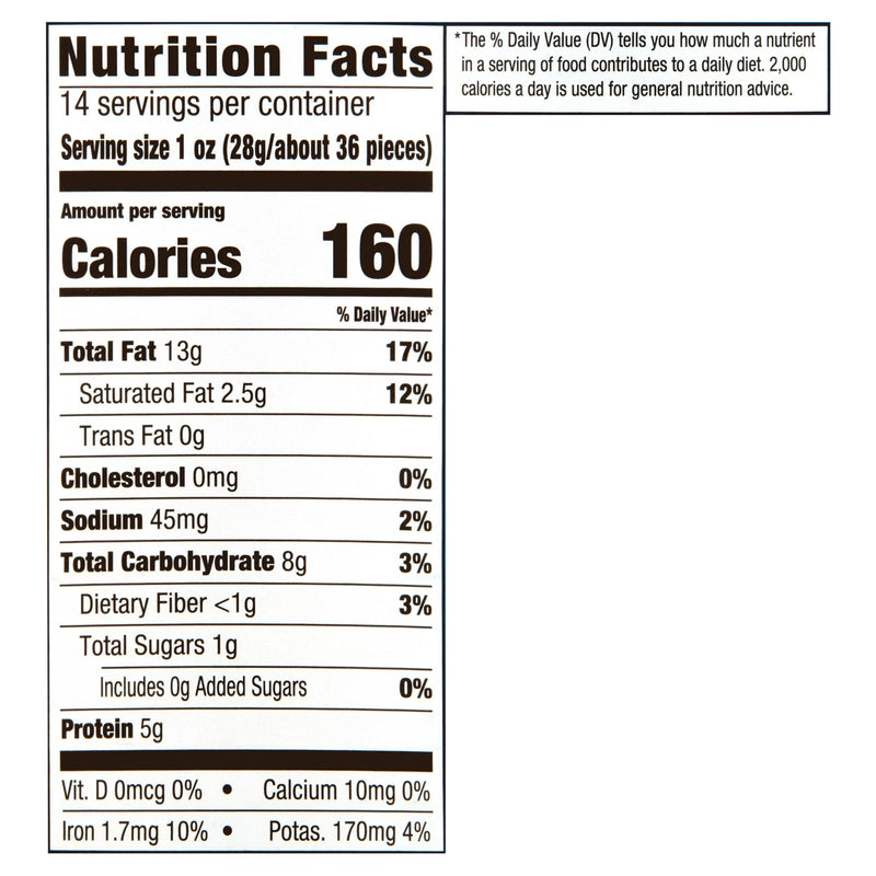 Great Value Lightly Salted Cashew Halves & Pieces, 14 oz