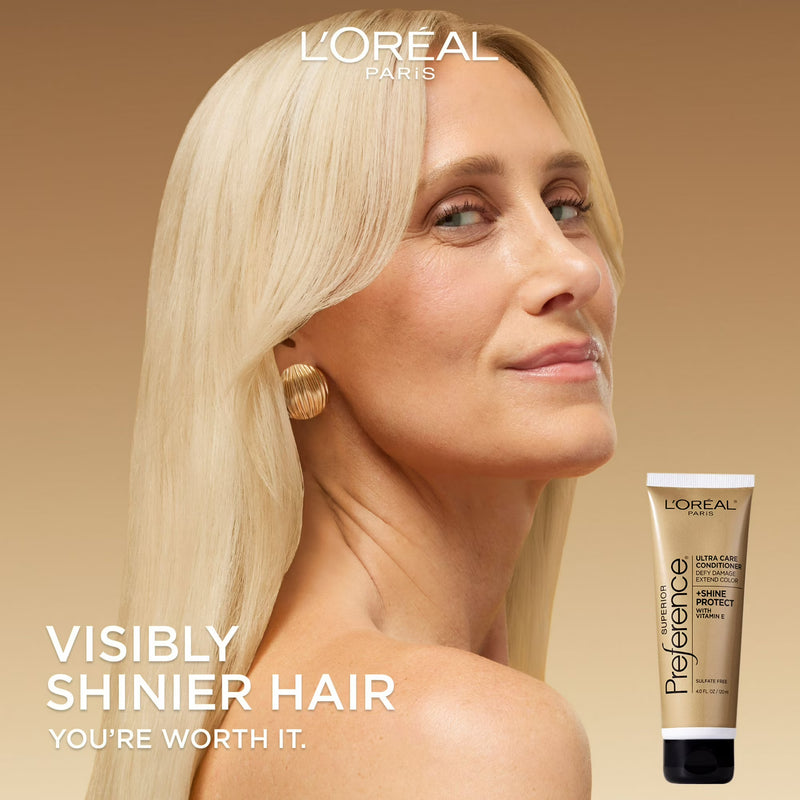 L'Oreal Paris Superior Preference - Hair Color Shine Protect Care Conditioner, 4 fl oz