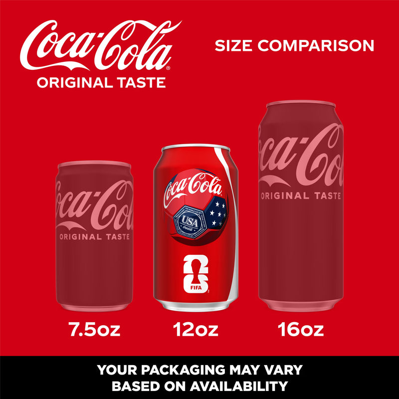 Coca-Cola Soda Pop Cans, 12 fl oz, 24 Pack