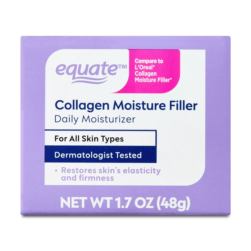 Equate Collagen Moisturizer Day/Night Cream, 1.7 oz.